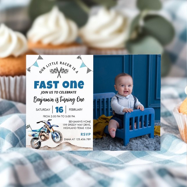Invitación Foto de la fiesta de cumpleaños de la bicicleta de (Subido por el creador)