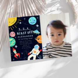 Invitación Foto de la fiesta de cumpleaños de la explosión en