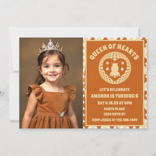 Invitación Foto De La Fiesta De Cumpleaños De La Reina De Los