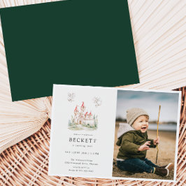 Invitación Foto de la fiesta de cumpleaños del castillo de Dr