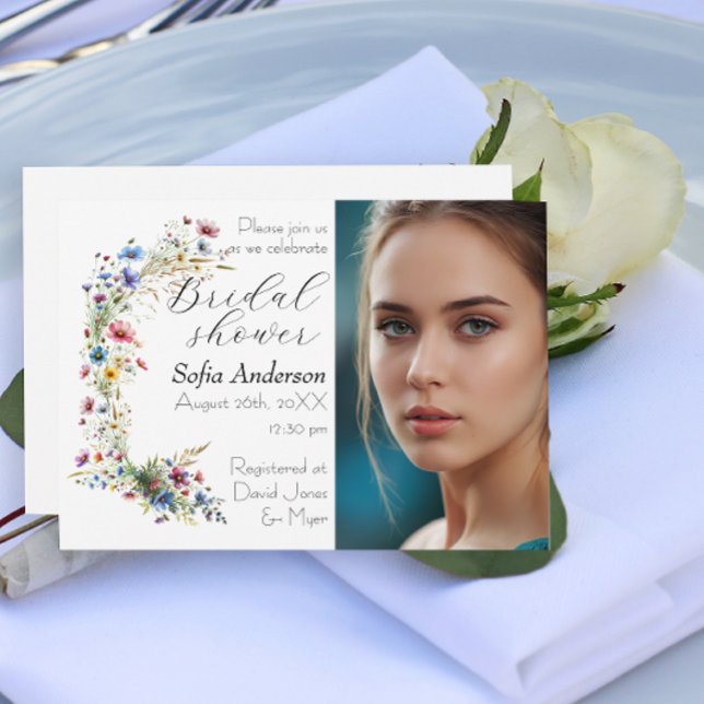 Invitación Foto de la flor del Fiesta del jardín francés Invi (Subido por el creador)
