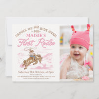 Foto De La Novia Rosa Primer Rodeo Primer Cumpleañ