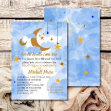 Foto de la primera comunión: Pequeña estrella de T