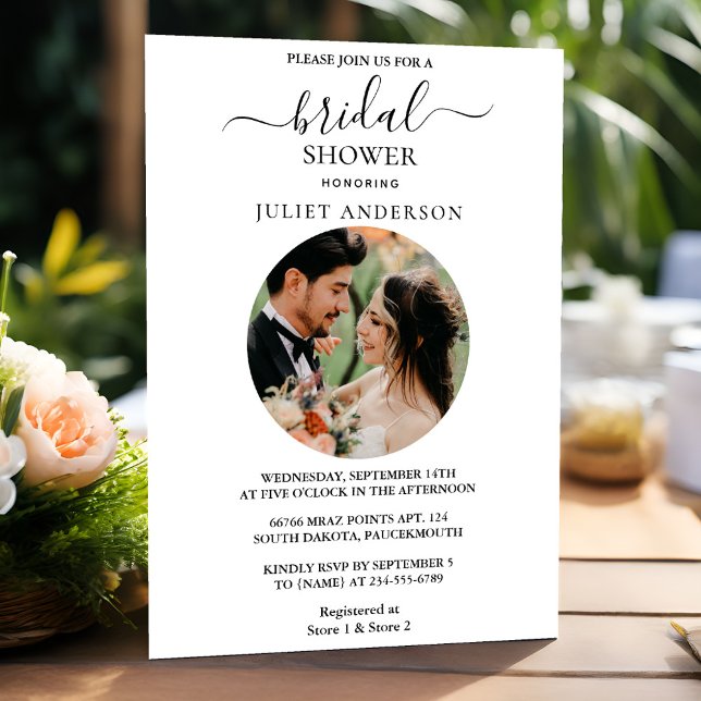 Invitación Foto de marcos de imagen más popular ducha de novi (Subido por el creador)