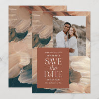 Foto de moda de terracota verde azulada pintada de