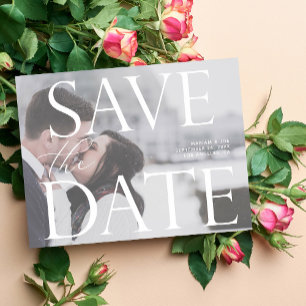 Invitación Foto de moda LG Guardar la fecha