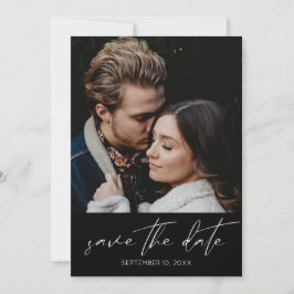 Invitación Foto de Moda moderna vertical Guardar la fecha