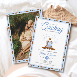 Invitación Foto de niño pequeño y pequeño de Occidente en Bab