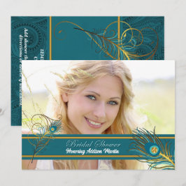 Invitación Foto de novia recién casada