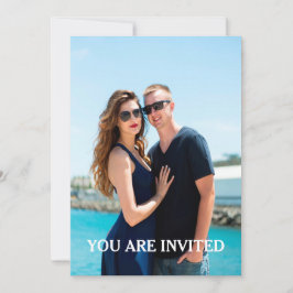 Invitación Foto de pareja moderna