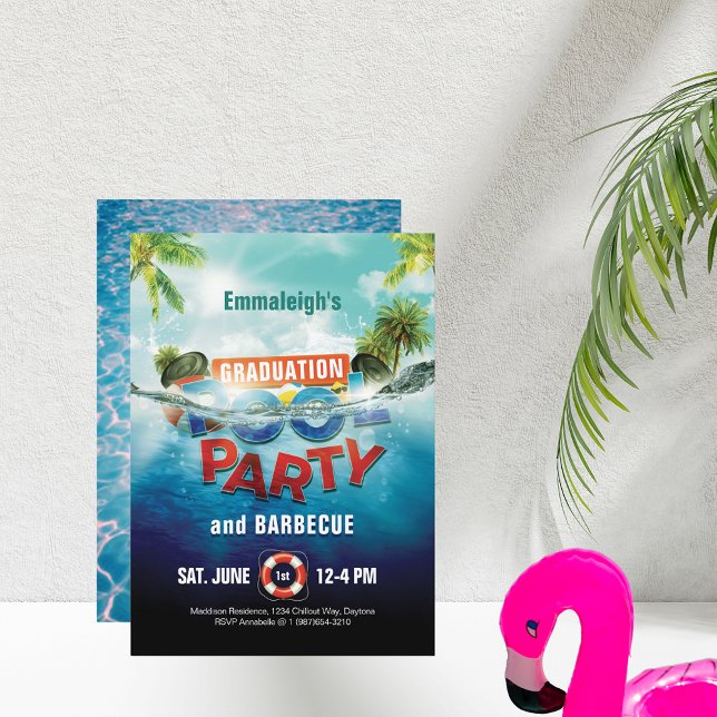 Invitación Foto de parrillada de Fiesta de grupo de graduació (Subido por el creador)