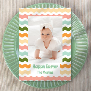 Invitación Foto de Pascua Feliz Ric Rac