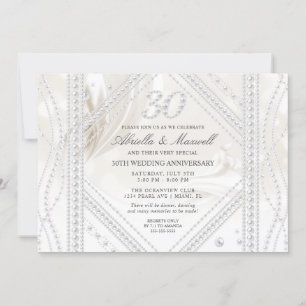 Invitación Foto de Pearl 30° aniversario