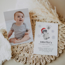 Foto de Penguin Balloon Photo 1er cumpleaños