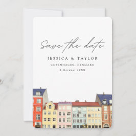 Invitación Foto de Personalizado de Copenhague Dinamarca Guar