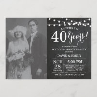 Foto de pizarra de aniversario de bodas número 40