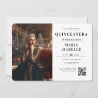Foto de Princesa Moderna Código QR Quinceañera