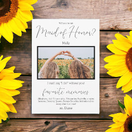 Invitación Foto de propuesta de Recuerdos favoritos donada de