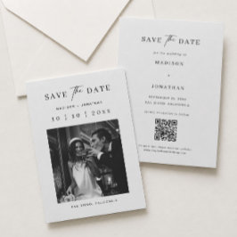 Invitación Foto de Save The Date de Boda 