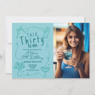 Invitación Foto De Talk Thirty To Me