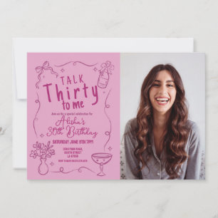 Invitación Foto De Talk Thirty To Me