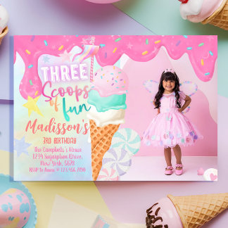 Invitación foto de tres escopetas de diversión