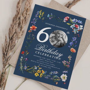 Invitación Foto de Wildflower Meadow Armada del partido 60 de