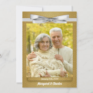 Invitación Foto del 50º Aniversario de Bodas de Oro