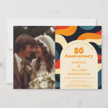 Foto del 50º aniversario del Boda de Groovy 1970