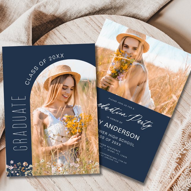 Invitación Foto del Arco del Partido de Graduación de Flor Si (Subido por el creador)