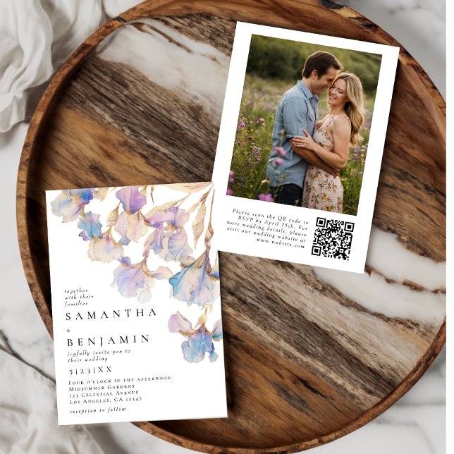Invitación Foto del Boda de código Iris QR (Subido por el creador)