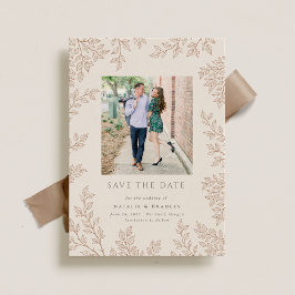 Invitación Foto del Boda de Forest Grove Save the Date