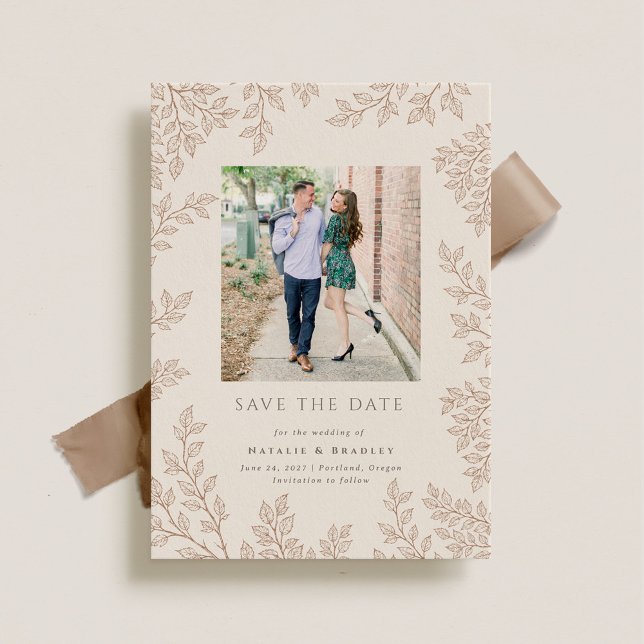 Invitación Foto del Boda de Forest Grove Save the Date (Subido por el creador)