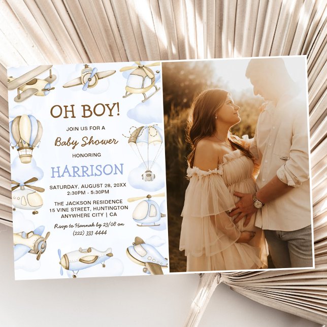 Invitación Foto del Fiesta de Baby Shower sobre el tema del a (Subido por el creador)