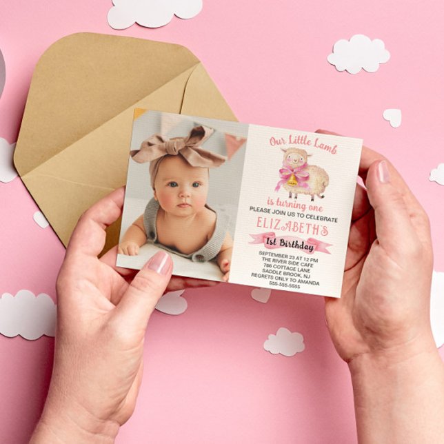 Invitación Foto del Fiesta del primer cumpleaños del pequeño  (Subido por el creador)