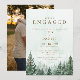 Invitación Foto del partido de compromiso de los bosques de a