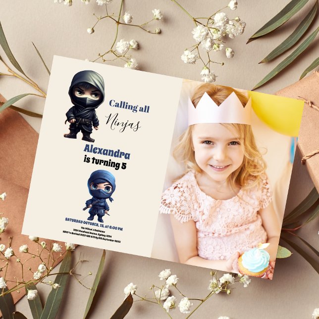 Invitación Foto del partido de cumpleaños de artes marciales  (Subido por el creador)