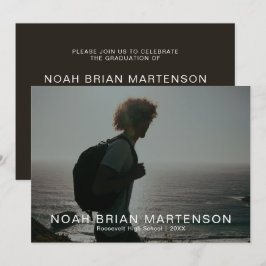 Invitación Foto del partido de graduación