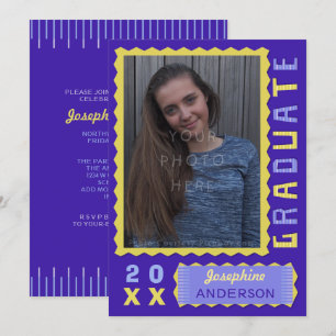 Invitación Foto del Partido de Graduación 2023 Curte Mod Amar