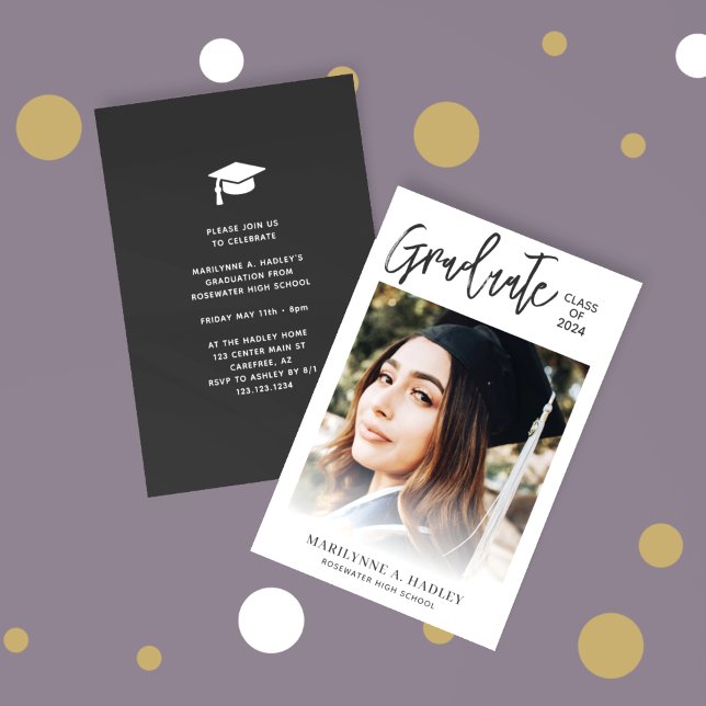 Invitación Foto del partido de graduación de 2024 (Subido por el creador)