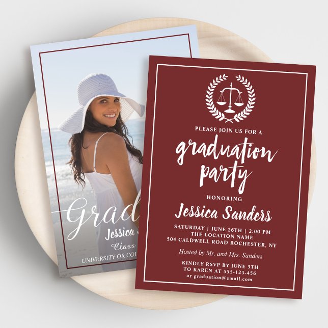 Invitación Foto del partido de graduación de la Escuela de De (Subido por el creador)