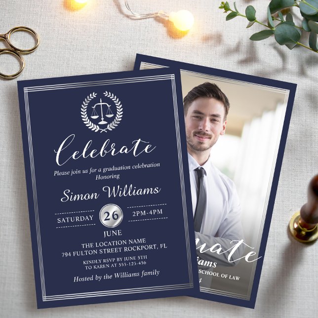 Invitación Foto del partido de graduación de la Escuela de De (Subido por el creador)