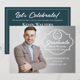 Invitación Foto del partido de graduación de la Escuela de De