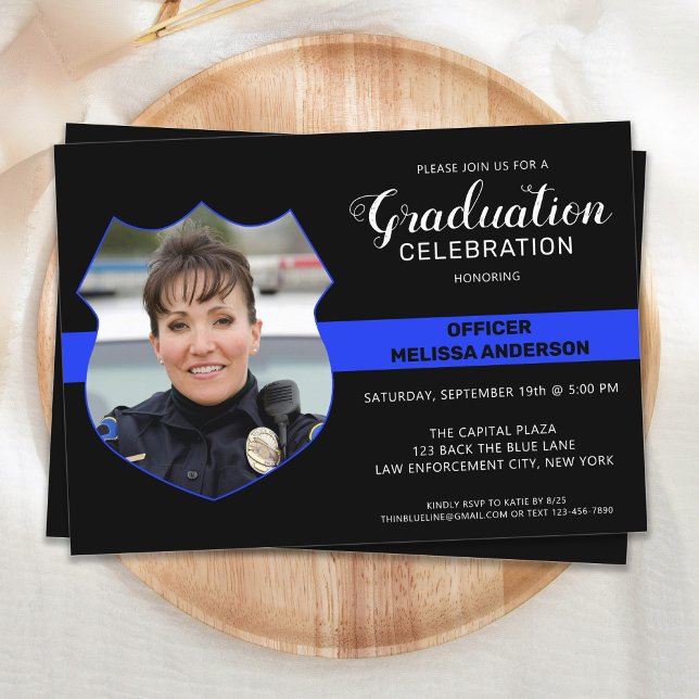 Invitación Foto del Partido de Graduación de la Policía, Líne (Subido por el creador)