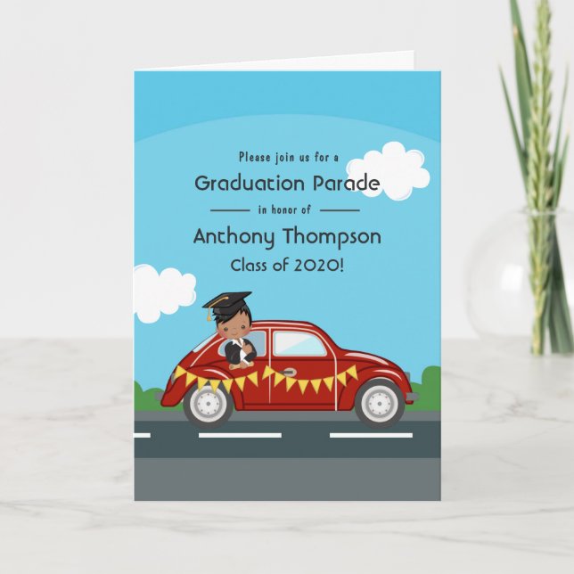 Invitación Foto Del Partido De Graduación Infantil (Anverso)