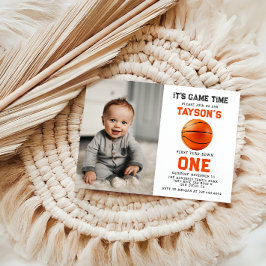 Invitación foto del primer año de nacimiento del baloncesto