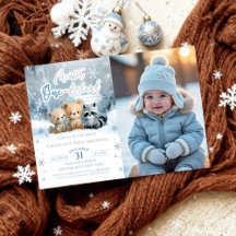 Foto del primer cumpleaños de Winter Onederland Be