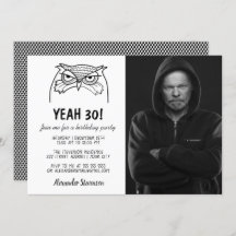 Foto divertida de cumpleaños número 30