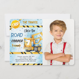 Invitación Foto editable de la fiesta de cumpleaños de la con