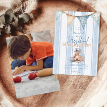 Foto: Educación preescolar azul Teddy Bear Graduad